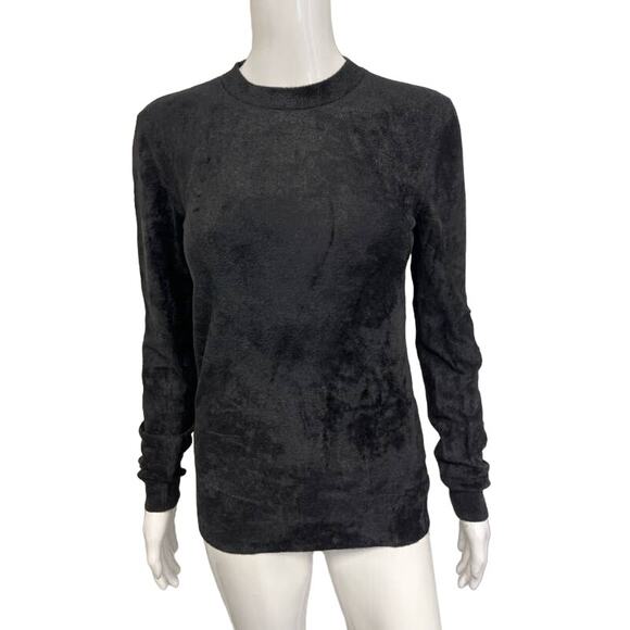 Marni Sweaters - MARNI Black Crew Neck Long Sleeve Pullover Sweater Size EU 42 US 6